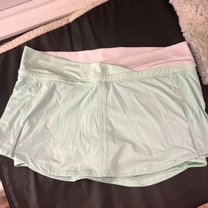 Mint green Lulu skort